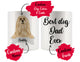 Personalized Lhasa Apso Dog Mom Dad Mug, Best Dog Owner Gift