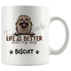 Personalized Lhasa Apso Dog Mom Dad Mug, Custom Dog's Name Gift
