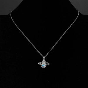 Luminous Bee Necklace Fluorescent Stone - Freedom Look