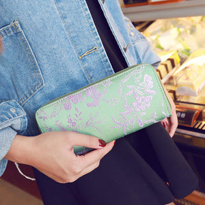 Luxury Flower & Birds Wallet - Freedom Look