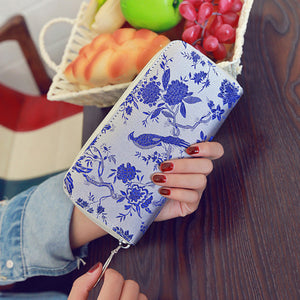 Luxury Flower & Birds Wallet - Freedom Look