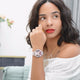 Modern Leather Flower & Butterfly Wrist Watch - Freedom Look