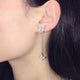 Crystal Butterfly Long Earrings - Freedom Look
