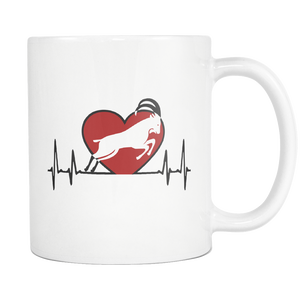 Goat Heartbeat Coffee Mug - I Like & Love My Goat Coffee Cup - Goats Owner Gifts - Great Goat Gift For Men And Women (11 oz) - Freedom Look