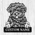 Personalized Maltese Metal Sign, Dog Owner Wall Art, Memorial Gift