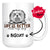 Personalized Maltese Dog Mom Dad Mug, Custom Dog's Name Gift