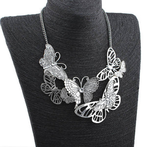 Vintage Butterfly Necklace - Freedom Look