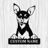 Personalized Miniature Pinscher Metal Sign, Dog Owner Wall Art, Memorial Gift