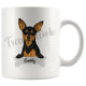 Personalized Minature Pinscher Dog Mom Dad Mug, Funny Dog Owner Gift