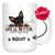 Personalized Miniature Pinscher 2 Dog Mom Dad Mug, Custom Dog's Name Gift