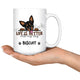 Personalized Miniature Pinscher 2 Dog Mom Dad Mug, Custom Dog's Name Gift