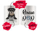 Personalized Miniature Schnauzer Dog Rescue Mom Dad Mug, Best Dog Owner Gift