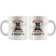 Personalized Miniature Schnauzer Dog Mom Dad Mug, Custom Dog's Name Gift