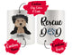 Personalized Morkie Dog Rescue Mom Dad Mug, Best Dog Owner Gift