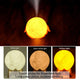 Air Humidifier 3D Moon Lamp Diffuser - Aroma Essential Oil