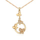 Lovely Butterfly Pendant Necklace - Freedom Look