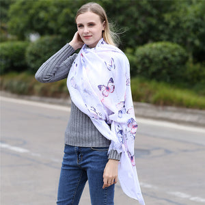 Butterfly Long Scarf - Autumn 2018 - Freedom Look