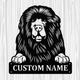 Personalized Newfoundland Metal Sign, Dog Owner Wall Art, Memorial Gift