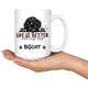 Personalized Newfoundland Dog Mom Dad Mug, Custom Dog's Name Gift