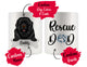 Personalized Newfoundland Dog Rescue Mom Dad Mug, Best Dog Owner Gift