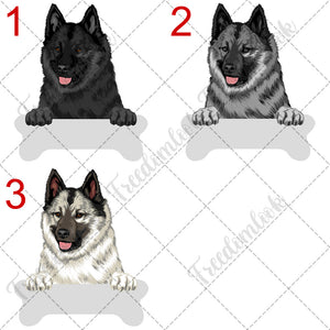 Personalized Norwegian Elkhound Dog Mom Dad Mug, Best Dog Owner Gift
