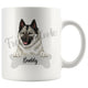 Personalized Norwegian Elkhound Dog Mom Dad Mug, Funny Dog Owner Gift