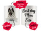 Personalized Norwegian Elkhound Dog Mom Dad Mug, Best Dog Owner Gift