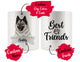 Personalized Norwegian Elkhound Dog Rescue Mom Dad Mug, Best Dog Owner Gift