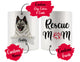 Personalized Norwegian Elkhound Dog Rescue Mom Dad Mug, Best Dog Owner Gift
