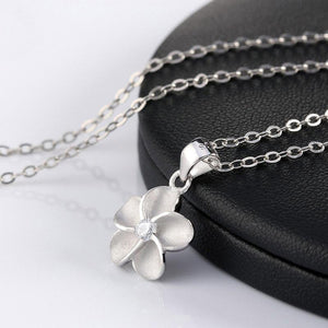 High Quality Original 925 Sterling Silver Flower Pendants & Necklace - Freedom Look