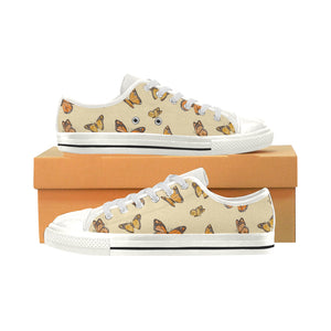 High & Low Top Canvas Women's Shoes - Monarch Butterfly - Freedom Look