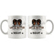 Personalized Papillon Dog Mom Dad Mug, Custom Dog's Name Gift