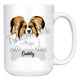 Personalized Papillon Dog Mom Dad Mug, Funny Dog Owner Gift