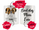 Personalized Papillon Dog Mom Dad Mug, Best Dog Owner Gift