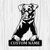 Personalized Patterdale Terrier Metal Sign, Dog Owner Wall Art, Memorial Gift