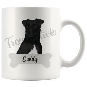 Personalized Patterdale Terrier Dog Mom Dad Mug, Funny Dog Owner Gift