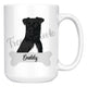Personalized Patterdale Terrier Dog Mom Dad Mug, Funny Dog Owner Gift