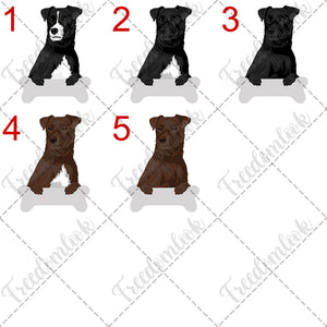 Personalized Patterdale Terrier Dog Mom Dad Mug, Funny Dog Owner Gift