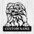 Personalized Pekingese Metal Sign, Dog Owner Wall Art, Memorial Gift