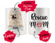 Personalized Pekingese Dog Rescue Mom Dad Mug, Best Dog Owner Gift