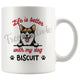 Personalized Pembroke Welsh Corgi Dog Mom Dad Mug, Custom Dog's Name Gift