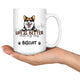 Personalized Pembroke Welsh Corgi Dog Mom Dad Mug, Custom Dog's Name Gift