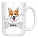 Personalized Pembroke Welsh Corgi Dog Mom Dad Mug, Funny Dog Owner Gift