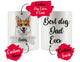 Personalized Pembroke Welsh Corgi Dog Mom Dad Mug, Best Dog Owner Gift