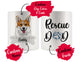 Personalized Pembroke Welsh Corgi Dog Rescue Mom Dad Mug, Best Dog Owner Gift