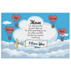 Personalized Canvas for My Mom, Custom Names With Hearts, Special Gift from Daughter Son or Husband, Mother's Day Saying Gift