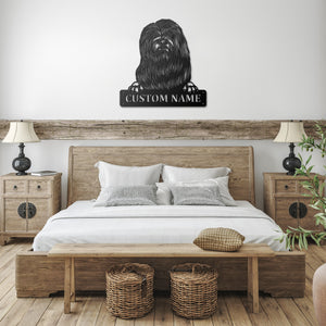Personalized Coton de Tulear Metal Sign, Dog Owner Wall Art, Memorial Gift