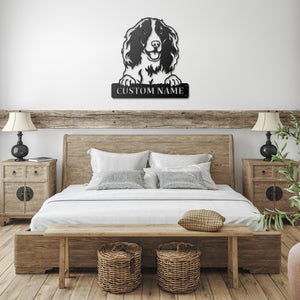 Personalized French Spaniel  Metal Sign, Dog Owner Wall Art, Memorial Gift