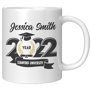 Personalized Graduation Mug With The Name Of The University 2022