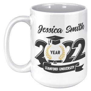 Personalized Graduation Mug With The Name Of The University 2022